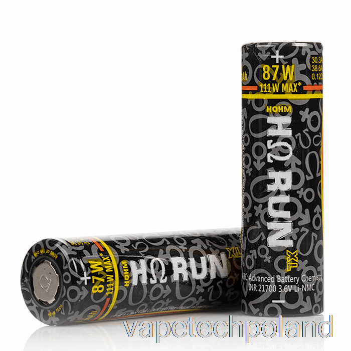 Vape Pen Hohm Tech Run Xl 21700 4007mah 30.3a Bateria Pojedyncza Bateria