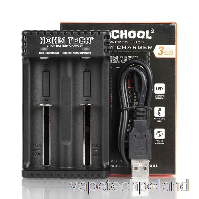 Vape Pod Hohm Tech School 2 2a ładowarka USB Do Mikrofonu